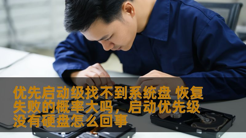 优先启动级找不到系统盘 恢复失败的概率大吗，启动优先级没有硬盘怎么回事