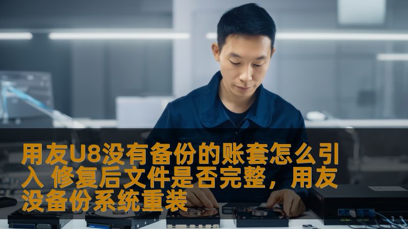 本文详细介绍了如何在没有备份的情况下引入用友U8账套，并分析修复后的文件是否完整。通过专业技术方案，让用户在面对突发情况时可以迅速应对，保证数据的完整性和安全性。