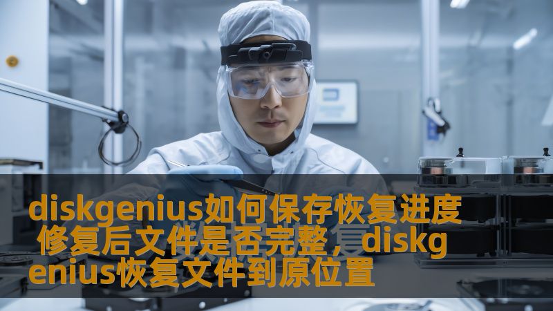 本文深入探讨了DiskGenius数据恢复软件的操作技巧，重点介绍如何保存恢复进度，确保数据恢复的顺利进行，并解答修复后文件是否完整的疑问，帮助您更好地保护宝贵数据。