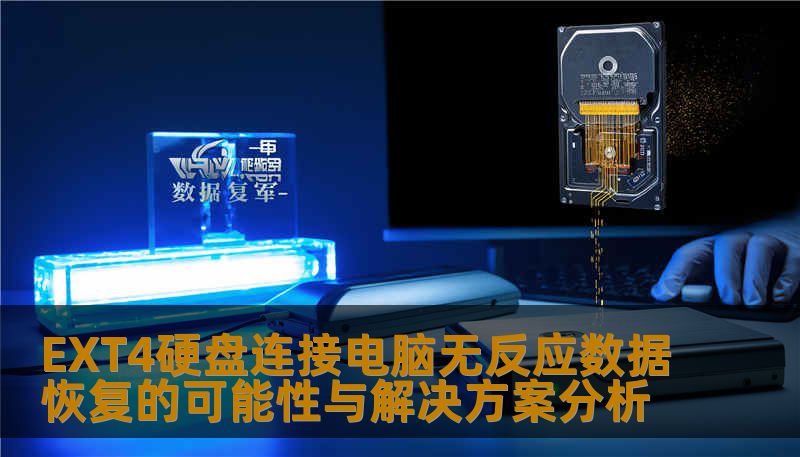 EXT4硬盘连接电脑无反应数据恢复的可能性与解决方案分析，提供详细的故障分析和恢复操作步骤。