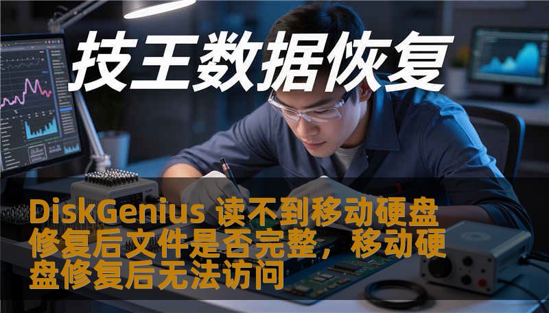 当移动硬盘无法读取时，很多人都会面临数据丢失的巨大困扰。DiskGenius作为一款强大的硬盘修复工具，能够帮助你恢复文件。那么，修复后的文件能否完整呢？本文将为你揭晓答案。