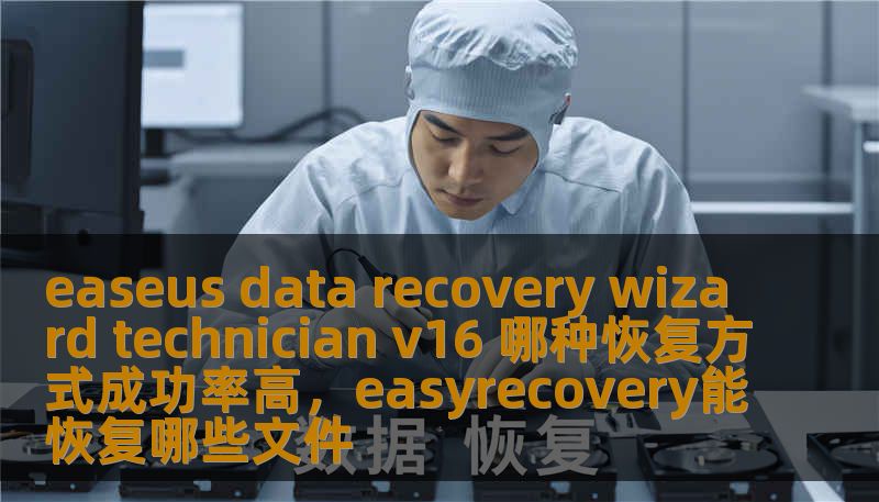 EaseUSDataRecoveryWizardTechnicianV16是一款强大的数据恢复工具，不同的恢复方式各具优势，本文将帮助你了解如何选择适合自己的恢复方式，提升数据恢复的成功率。