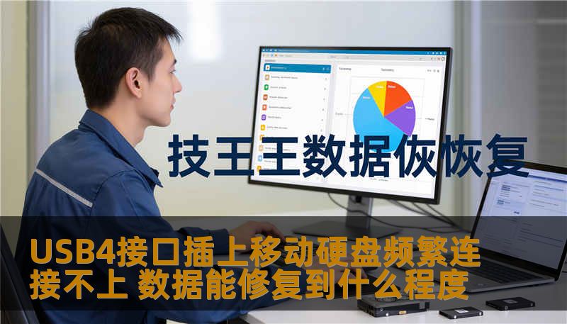 USB4接口插上移动硬盘频繁连接不上？了解常见故障及数据修复效果，助您找回重要数据。