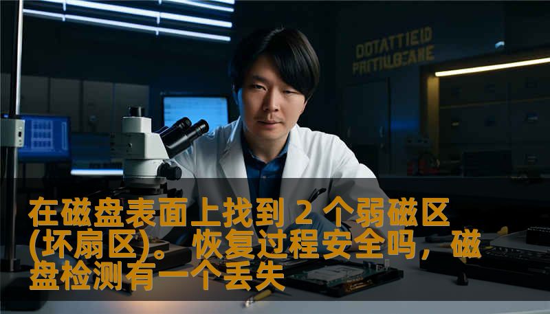 在磁盘表面上找到 2 个弱磁区(坏扇区)。 恢复过程安全吗，磁盘检测有一个丢失                    在我们的数字化生活中，硬盘故障是一个常见但又令人头痛的问题。尤其是当我们发现硬盘上出现坏扇区时，恢复数据的安全性就成了我们最关心的问题。如何确保在磁盘表面发现坏扇区时恢复过程的安全性呢？本文将为你解答这一问题，并为你提供一些实用的建议和技术支持，帮助你更好地应对硬盘故障带来的困扰。