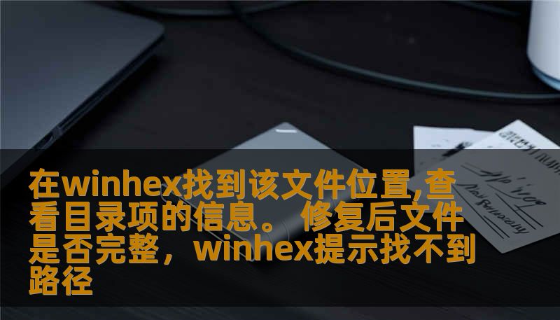 WinHex是一款强大的磁盘编辑工具，它可以帮助用户精确定位文件，查看文件的目录项信息，并修复文件完整性。本文将介绍如何通过WinHex查找文件位置，检查目录项，并验证文件修复的完整性。