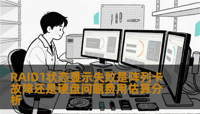 探讨RAID1状态显示失败的原因，分析是阵列卡故障还是硬盘问题，并提供费用估算与解决方案。