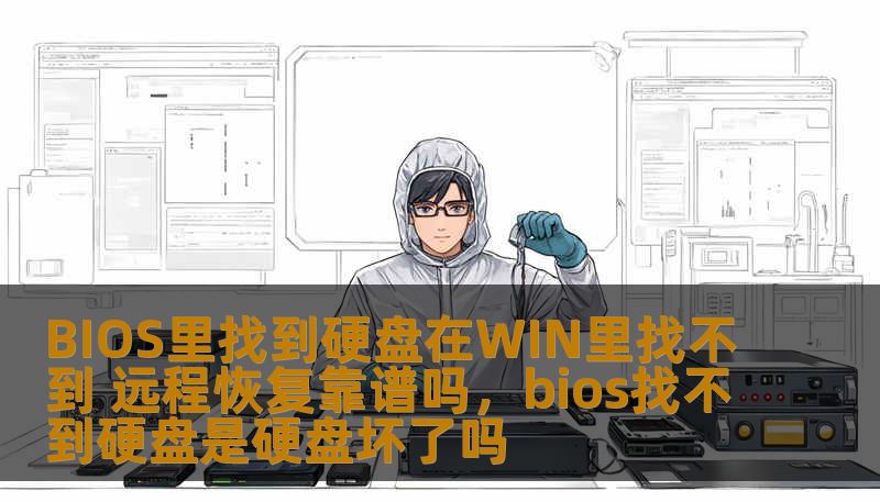 本文探讨了在BIOS中能够检测到硬盘，而在Windows系统中无法找到硬盘的情况，分析了可能的原因和远程恢复的方法，以及这种方法的可行性和效果。