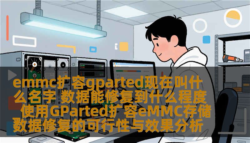 探索使用GParted扩容eMMC存储的可行性与效果，了解数据修复的程度与方法。