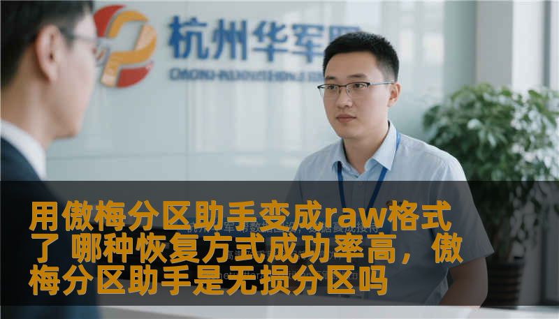 傲梅分区助手在磁盘分区时可能出现意外导致分区变成RAW格式，那么面对这个问题，应该如何恢复丢失的数据呢？本文将介绍几种数据恢复方式，以及如何选择高成功率的恢复方法，帮助用户有效恢复数据，避免不必要的损失。