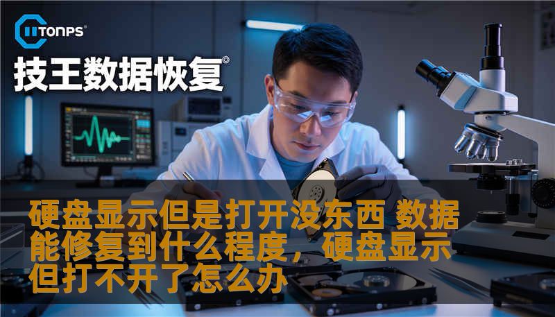 硬盘显示但是打开没东西 数据能修复到什么程度，硬盘显示但打不开了怎么办