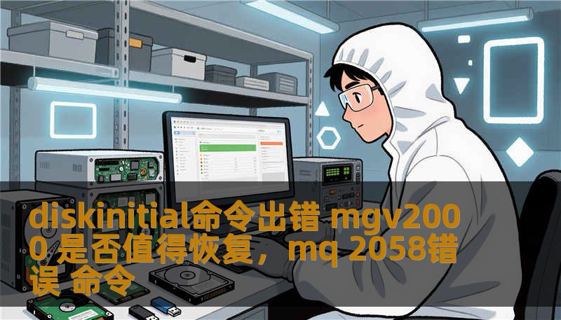 本文通过详细分析“diskinitial命令出错”这一问题，重点讨论了MGV2000设备数据丢失的原因、影响及是否值得恢复的数据恢复过程。为遇到此类问题的用户提供全面的解决方案，帮助恢复宝贵数据，避免重大损失。