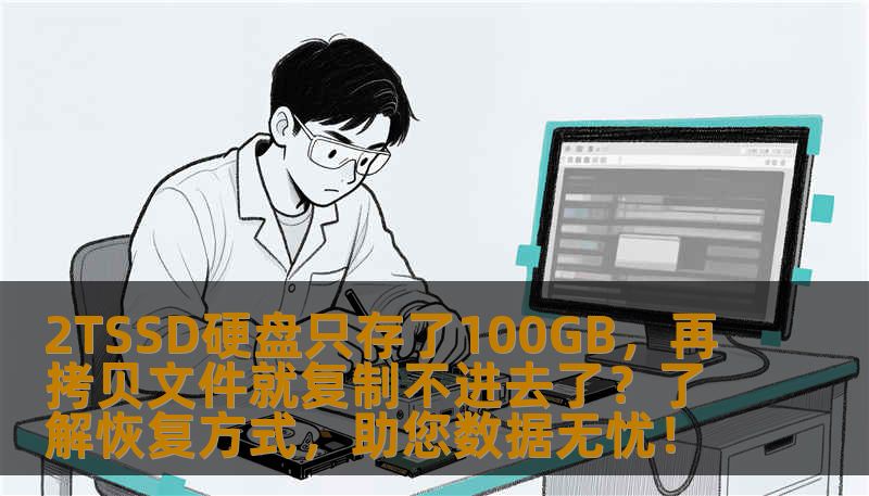 您是否遇到过SSD硬盘空间不足，无法继续存储文件的情况？如果您的2TSSD硬盘只存了100GB，再尝试拷贝文件时却提示无法复制，您一定需要了解数据恢复的方法。本文将为您提供成功率较高的恢复方案，帮助您找回丢失的文件。