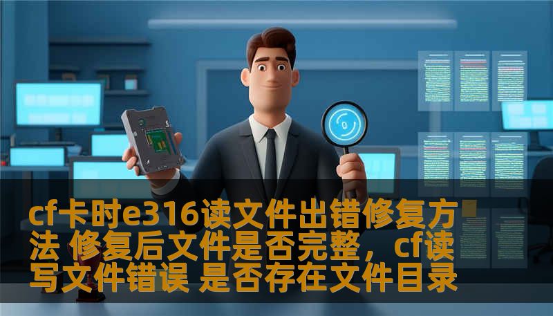 CF卡时E316读文件出错怎么办？不必担心！本文将为你详细解析E316读文件出错的原因，并教你如何轻松修复，确保文件完整性和数据安全。跟随本文一步步操作，让你的文件恢复如新！