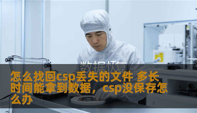 本文详细讲解了CSP（CloudStoragePlatform）丢失文件的找回方法，并解答了数据恢复的时效性。无论是个人用户还是企业用户，都可以通过本文了解如何高效恢复丢失的文件，避免重要数据的丢失给工作和生活带来不必要的麻烦。