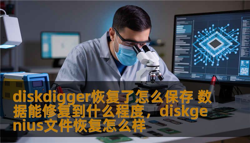 diskdigger恢复了怎么保存 数据能修复到什么程度，diskgenius文件恢复怎么样