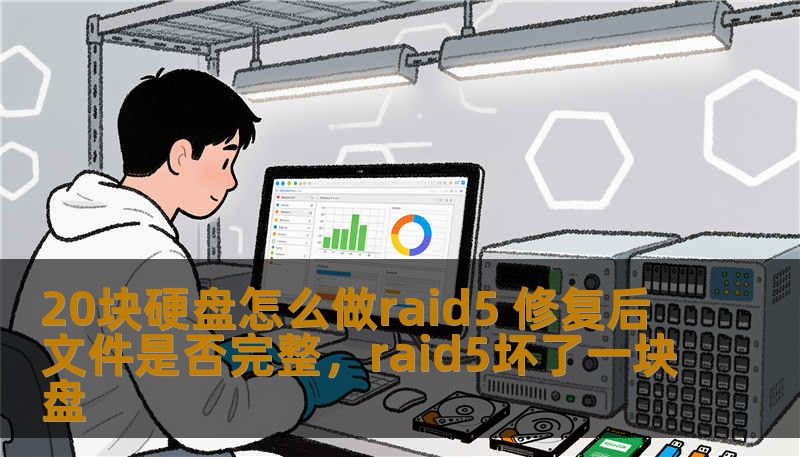 20块硬盘怎么做raid5 修复后文件是否完整，raid5坏了一块盘