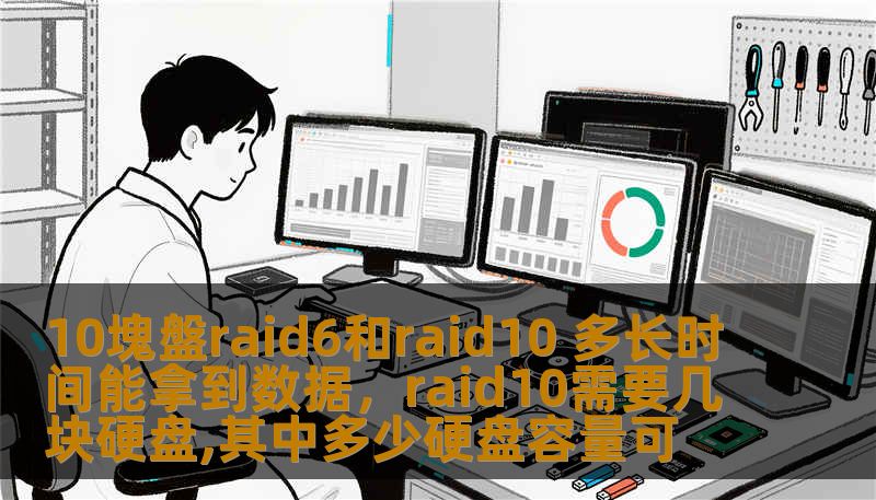 10塊盤raid6和raid10 多长时间能拿到数据，raid10需要几块硬盘,其中多少硬盘容量可