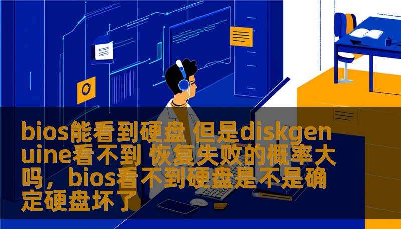 bios能看到硬盘 但是diskgenuine看不到 恢复失败的概率大吗，bios看不到硬盘是不是确定硬盘坏了