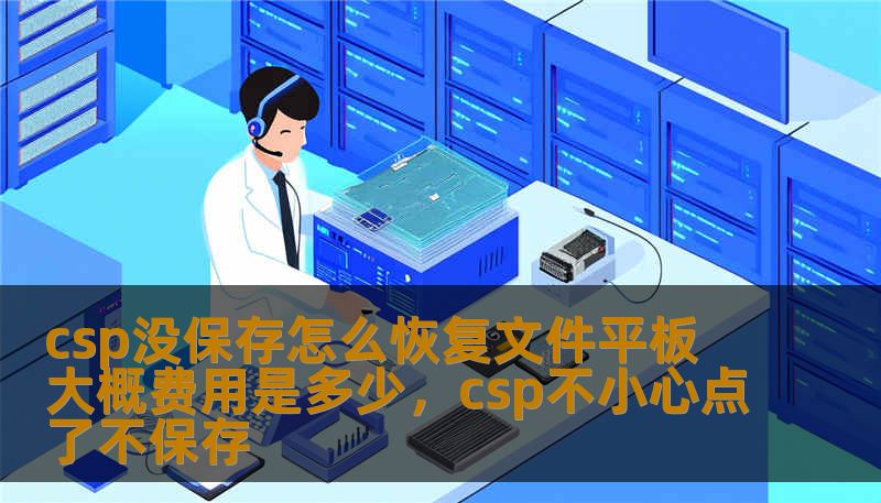 csp没保存怎么恢复文件平板 大概费用是多少，csp不小心点了不保存