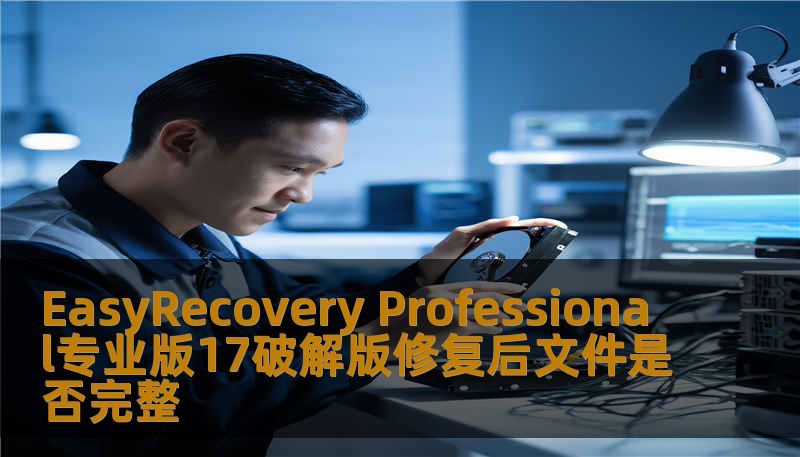 EasyRecovery Professional专业版17破解版修复后文件是否完整