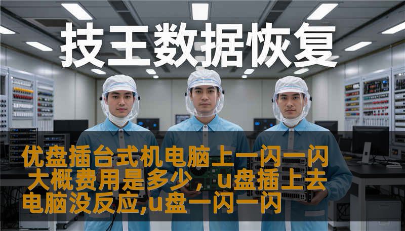 优盘插台式机电脑上一闪一闪 大概费用是多少，u盘插上去电脑没反应,u盘一闪一闪