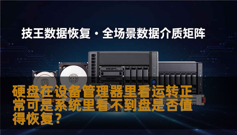硬盘在设备管理器里显示正常，但系统却无法识别？这种情况常常令用户困惑。本文将深入探讨此类问题的原因以及是否值得进行硬盘恢复操作的探讨，帮助用户做出更明智的决策。