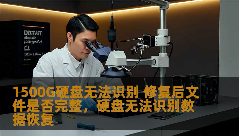 1500G硬盘无法识别 修复后文件是否完整，硬盘无法识别数据恢复
