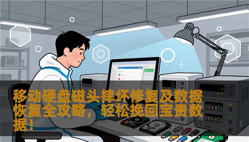 移动硬盘磁头摔坏修复及数据恢复全攻略，轻松挽回宝贵数据！
