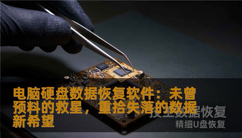 电脑硬盘数据恢复软件：未曾预料的救星，重拾失落的数据新希望