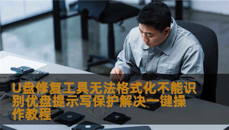 U盘修复工具无法格式化不能识别优盘提示写保护解决一键操作教程