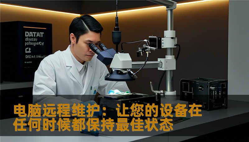 电脑远程维护：让您的设备在任何时候都保持最佳状态