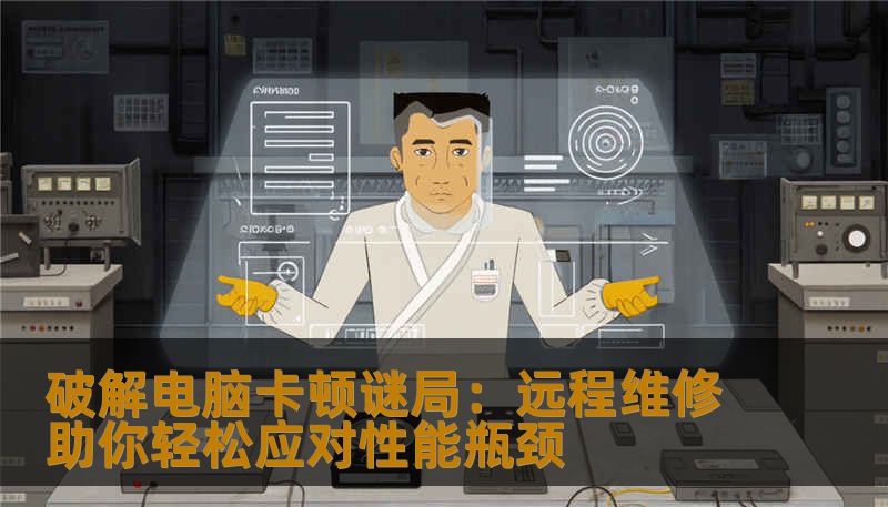 电脑卡顿成为现代工作生活的“大敌”，如何快速、高效解决？远程维修技术崭露头角，带来全新解决方案。本篇软文为你详细解析远程维修的优势、操作流程及技巧，让你的电脑瞬间焕发新活力！