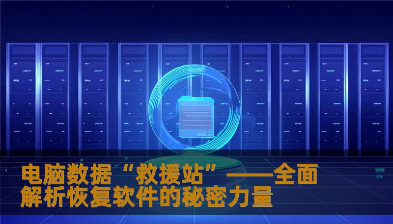 电脑数据“救援站”——全面解析恢复软件的秘密力量