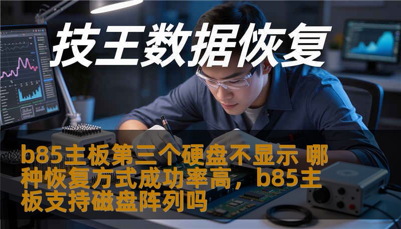 b85主板第三个硬盘不显示 哪种恢复方式成功率高，b85主板支持磁盘阵列吗