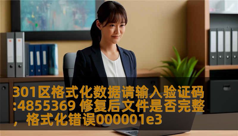 301区格式化数据请输入验证码:4855369 修复后文件是否完整，格式化错误000001e3