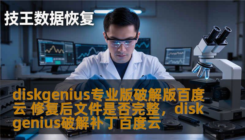 diskgenius专业版破解版百度云 修复后文件是否完整，diskgenius破解补丁百度云