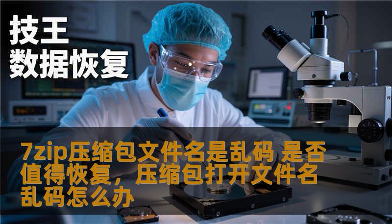 7zip压缩包文件名是乱码 是否值得恢复，压缩包打开文件名乱码怎么办