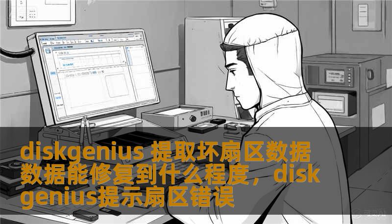 diskgenius 提取坏扇区数据 数据能修复到什么程度，diskgenius提示扇区错误