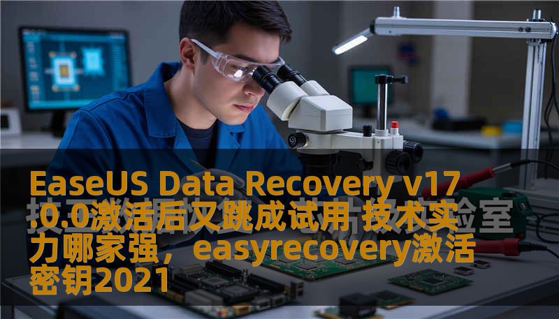 EaseUS Data Recovery v17.0.0激活后又跳成试用 技术实力哪家强，easyrecovery激活密钥2021