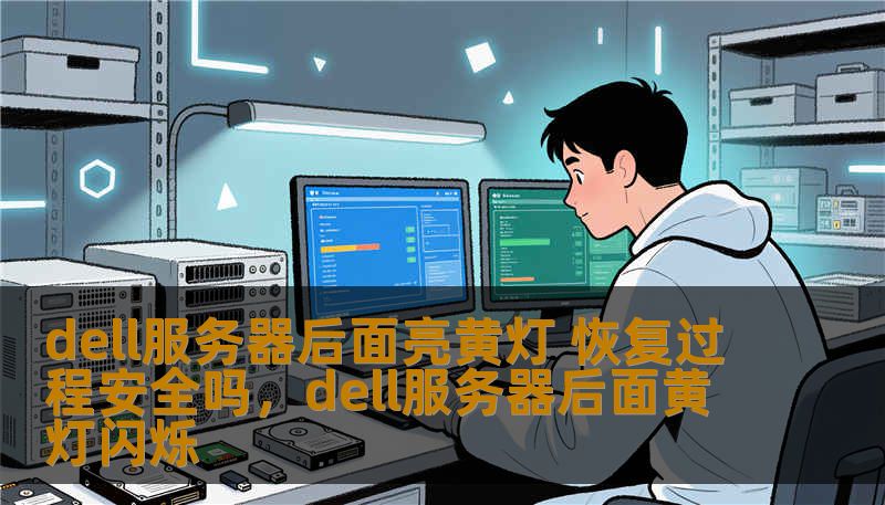 dell服务器后面亮黄灯 恢复过程安全吗，dell服务器后面黄灯闪烁