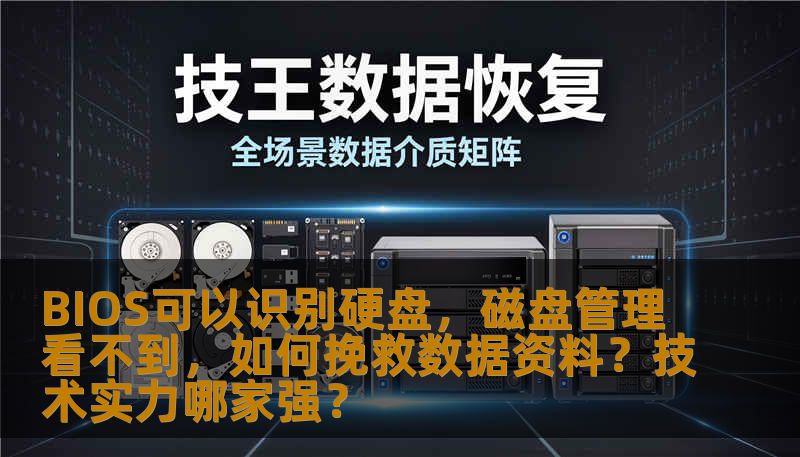 BIOS可以识别硬盘，磁盘管理看不到，如何挽救数据资料？技术实力哪家强？