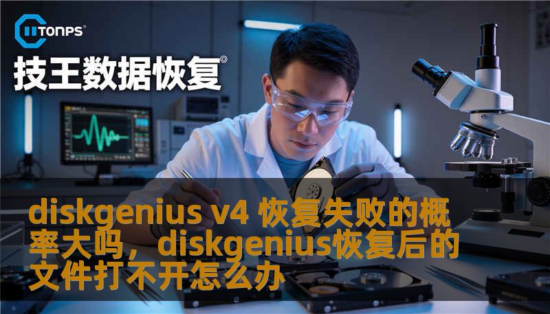 diskgenius v4 恢复失败的概率大吗，diskgenius恢复后的文件打不开怎么办