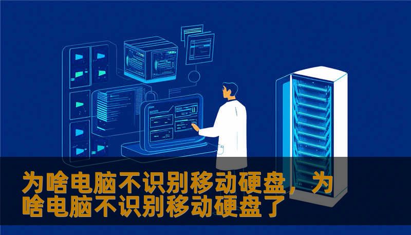 为啥电脑不识别移动硬盘，为啥电脑不识别移动硬盘了                    小标题一硬件与连接问题最常见移动硬盘突然“消失”在电脑里，很多人第一反应是硬盘坏了。确实，机械故障会导致设备无法识别，但在那之前有几个更容易解决的“假死”原因值得先排查。先换一根数据线，确认线缆没有断裂、接触不良或弯折。有些看似完好的线内部断裂导致供电或信号传输中断，这种情况换线往往立刻见效。    再试试电脑