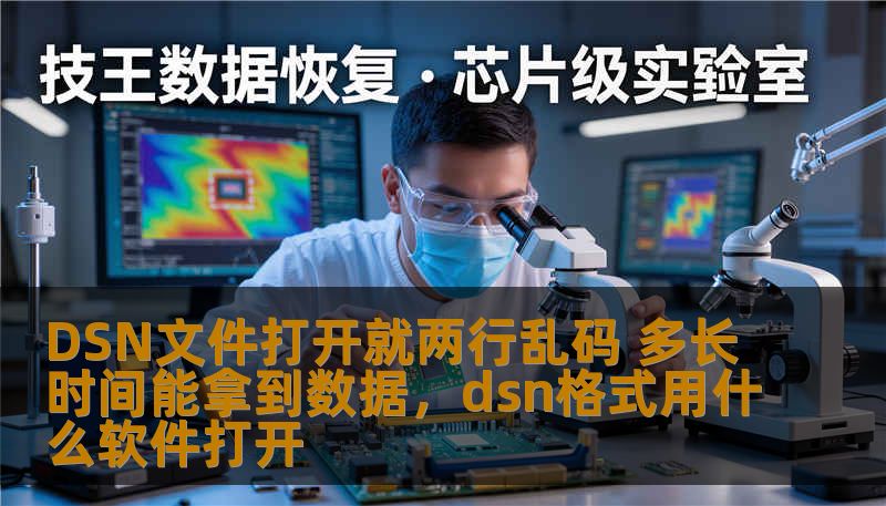 DSN文件打开就两行乱码 多长时间能拿到数据，dsn格式用什么软件打开