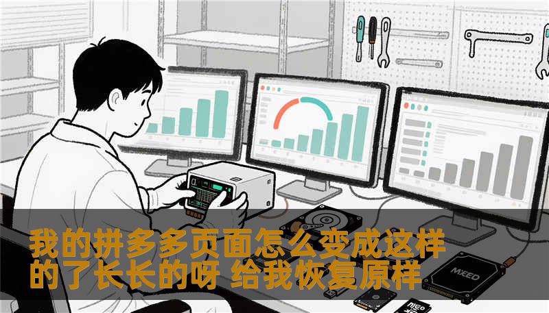 我的拼多多页面怎么变成这样的了长长的呀 给我恢复原样