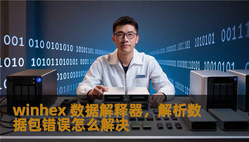 winhex 数据解释器，解析数据包错误怎么解决