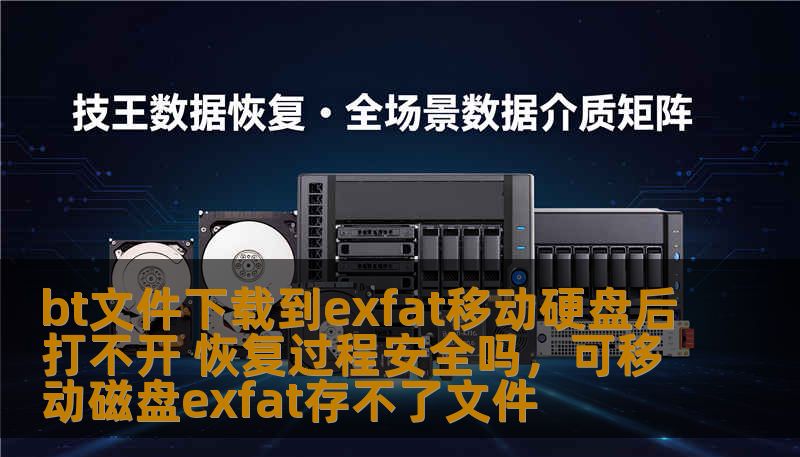 bt文件下载到exfat移动硬盘后打不开 恢复过程安全吗，可移动磁盘exfat存不了文件