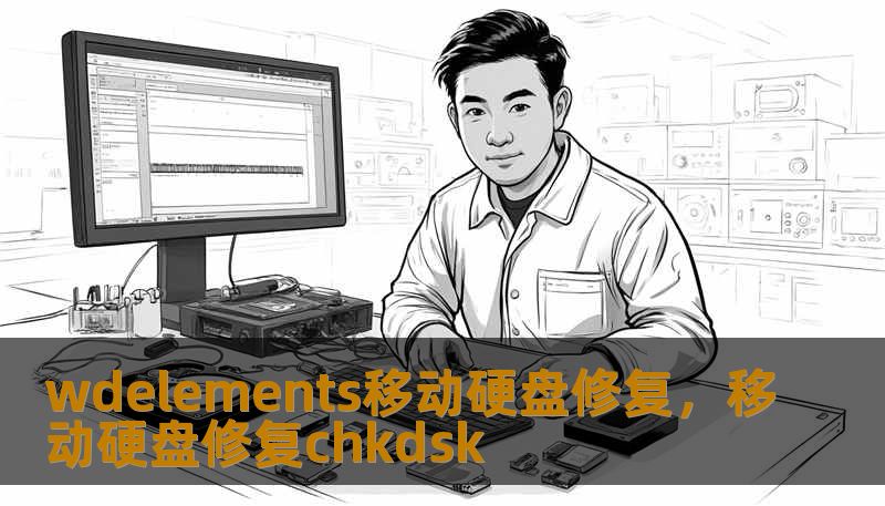 wdelements移动硬盘修复，移动硬盘修复chkdsk