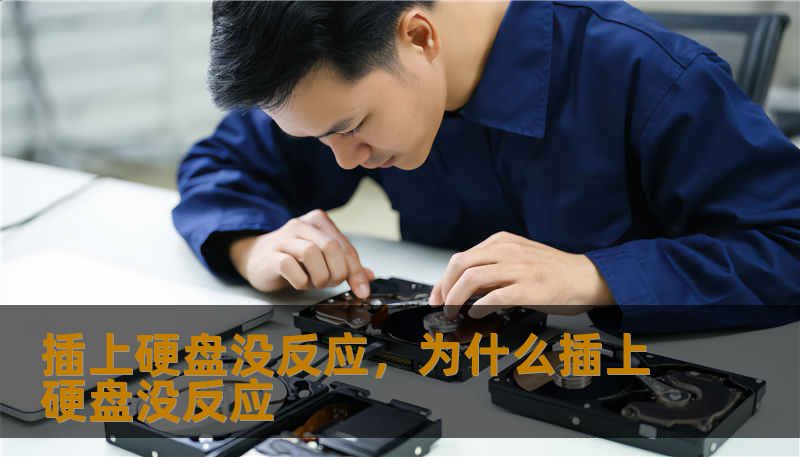 插上硬盘没反应，为什么插上硬盘没反应                    尤其是台式机外接机械硬盘或者3.5英寸硬盘，单靠USB口往往供电不足，外接电源盒或者使用双头USB线能立刻解决供电不足导致的“无反应”。如果是移动硬盘，触碰硬盘外壳有没有轻微震动或听到电机启动声，没有声音则可能是供电或硬件损坏。其次检查数据线与接口。    换一条已知正常的数据线，换一个USB接口，避开前置面板USB与低版