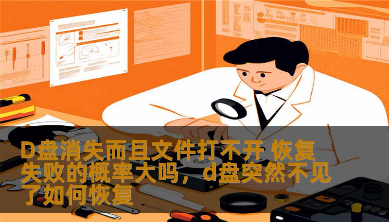D盘消失而且文件打不开 恢复失败的概率大吗，d盘突然不见了如何恢复